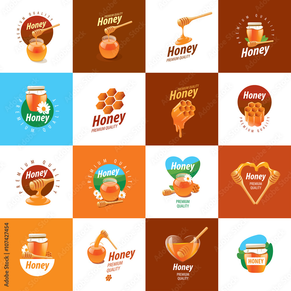 vector honey logo vector honey logo