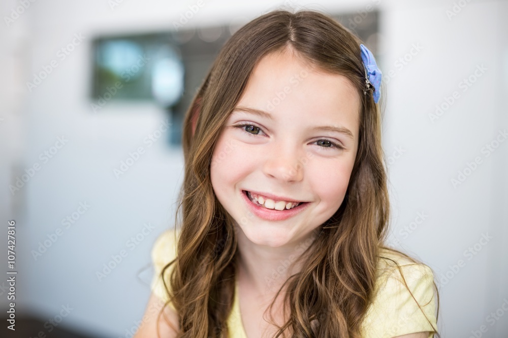 Close-up of smiling girl Close-up of smiling girl