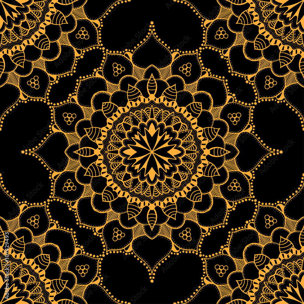 mandalas seamless pattern mandalas seamless pattern