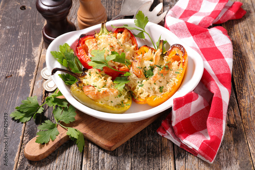 stuffed bell pepper