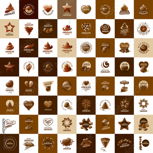 vector logo chocolate