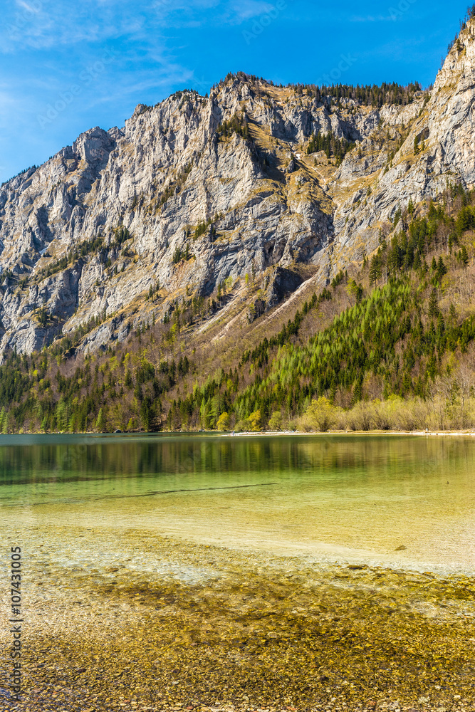 Lake And Alps In Salzkammergut,Austria.. - Austria
