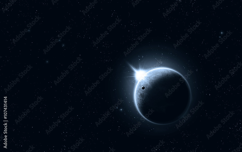 Bright Space Eclipse