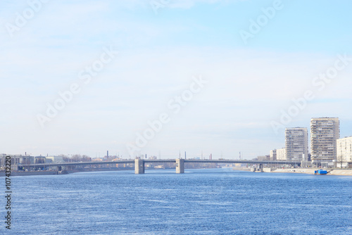 Volodarsky Bridge in St.Petersburg. © konstan