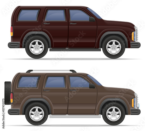 suv car vector illustration
