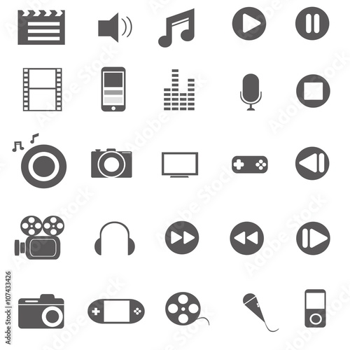 media icons