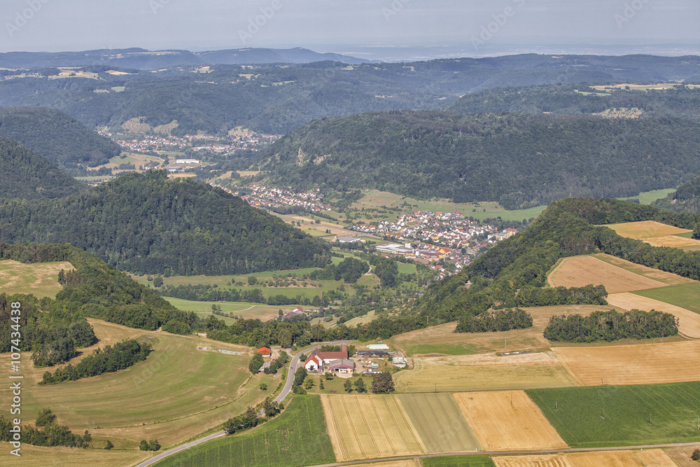 Bad Ditzenbach mit Albtrauf