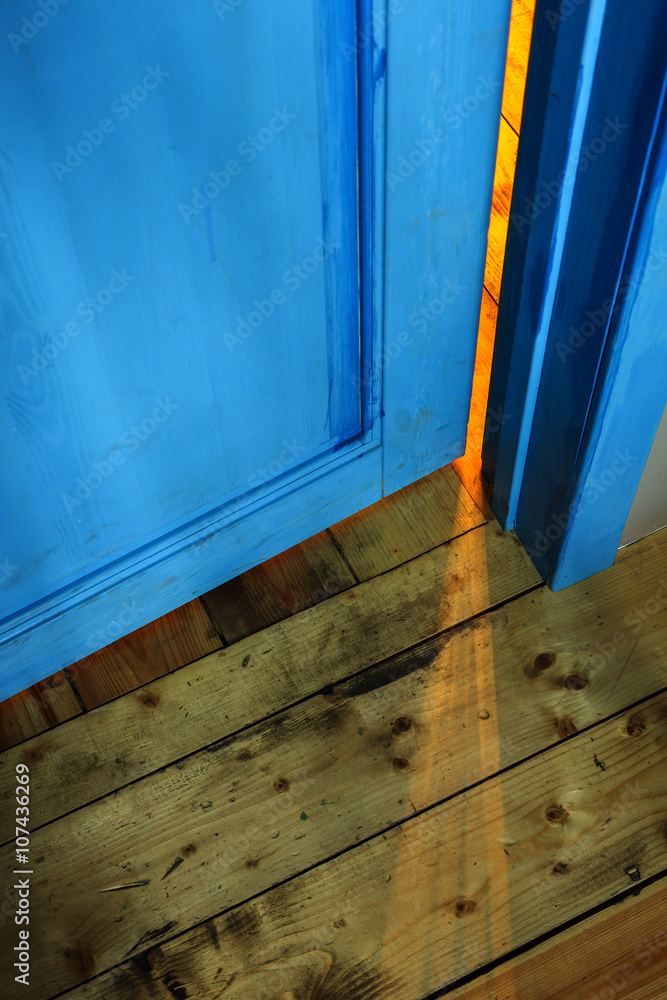 slit in the slightly opened door slit in the slightly opened door