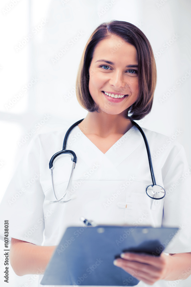 doctor with stethoscope writing prescription doctor with stethoscope writing prescription