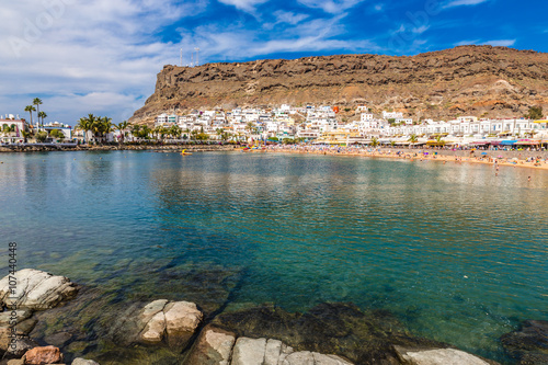 Beach In Puerto de Mogan, Gran Canaria, Spain