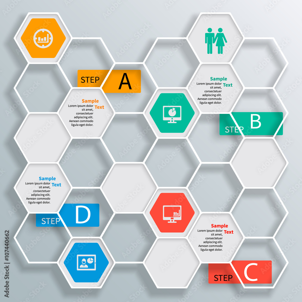 Abstract 3D Paper Infographics Abstract 3D Paper Infographics
