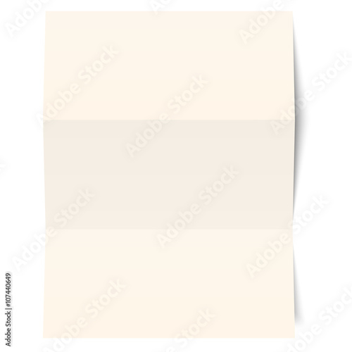 Empty sheet of paper