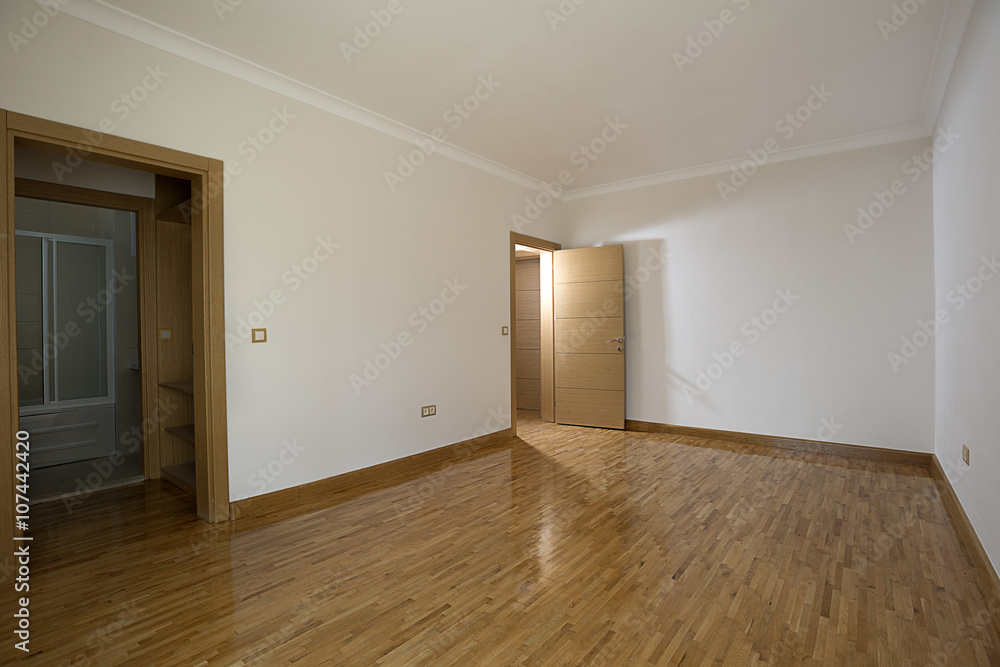 Empty bedroom with dress cabinet. Empty bedroom with dress cabinet.