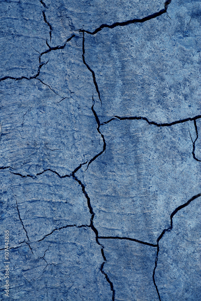 Obraz premium dark blue background, crack