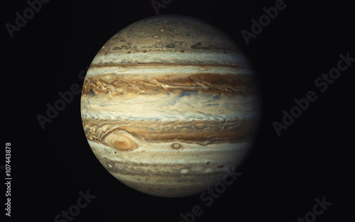 Fototapeta Naklejka Na Ścianę i Meble -  Jupiter, Elements of this image furnished by NASA