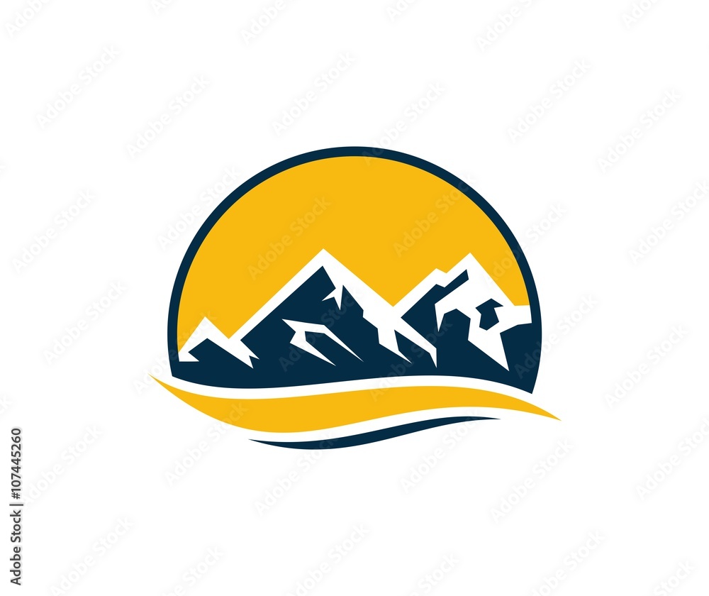 Obraz premium Mountain logo