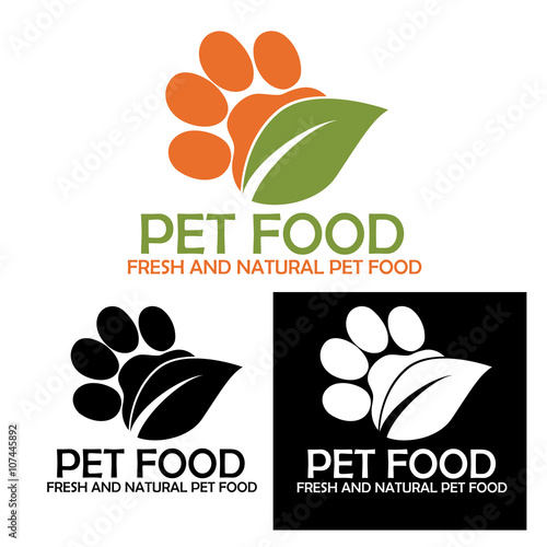Animal paw with leaf.