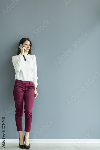 Businesswoman on the phone