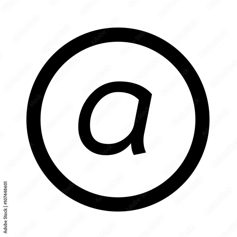 Basic font letter a icon Illustration design Basic font letter a icon Illustration design