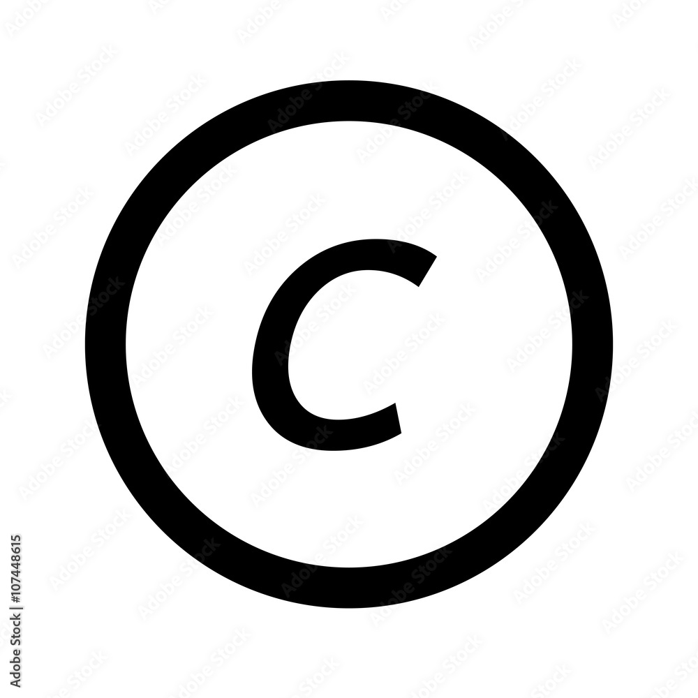 Basic font letter c icon Illustration design Basic font letter c icon Illustration design