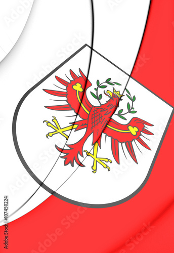 Flag of Tyrol, Austria.
