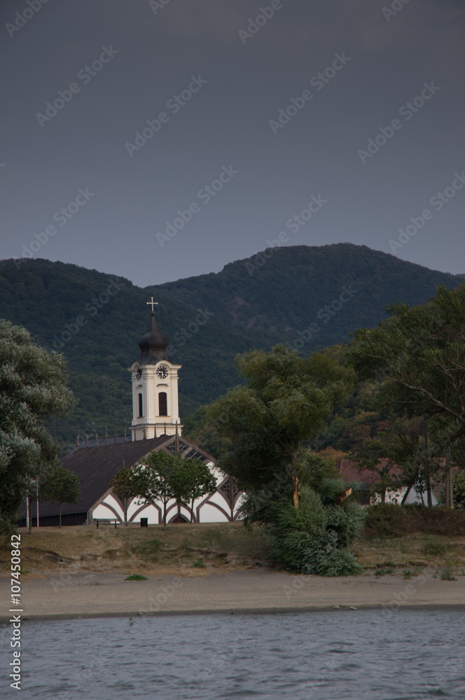 Church and Trees