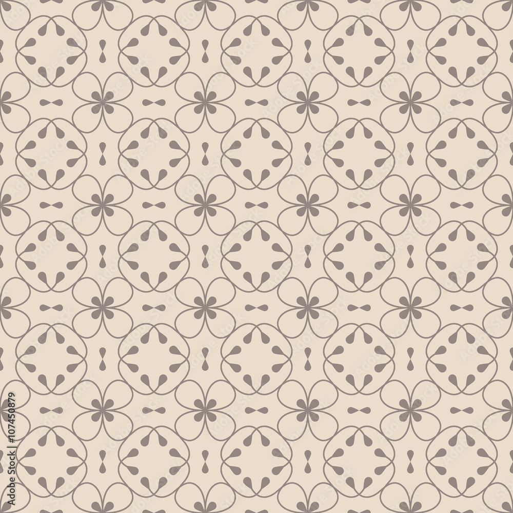 Vector floral background in trendy mono line style. Vector floral background in trendy mono line style.