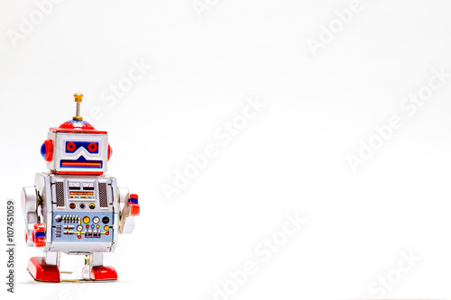 Vintage tin toy robot