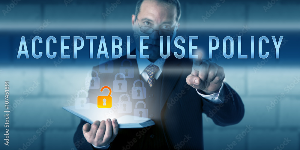 Business Manager Pressing ACCEPTABLE USE POLICY