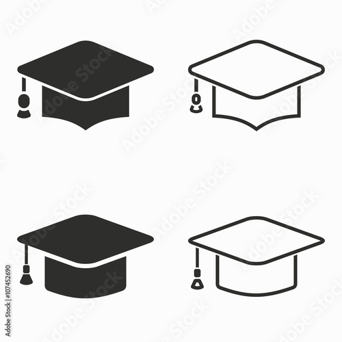 Graduation  vector icons.