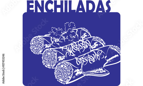 Enchiladas vector