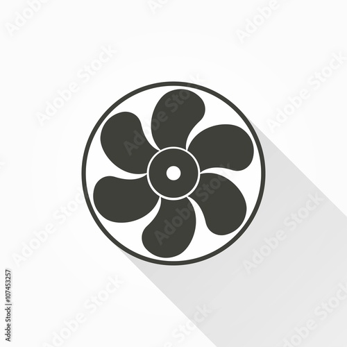 Fan - vector icon.