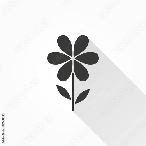 Flower - vector icon.