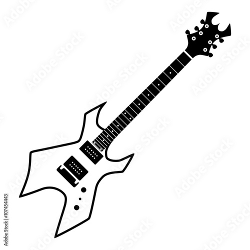 Electric guitar icon