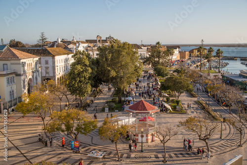 Vászonkép Stadtpanorama Faro, Algarve, Portugal