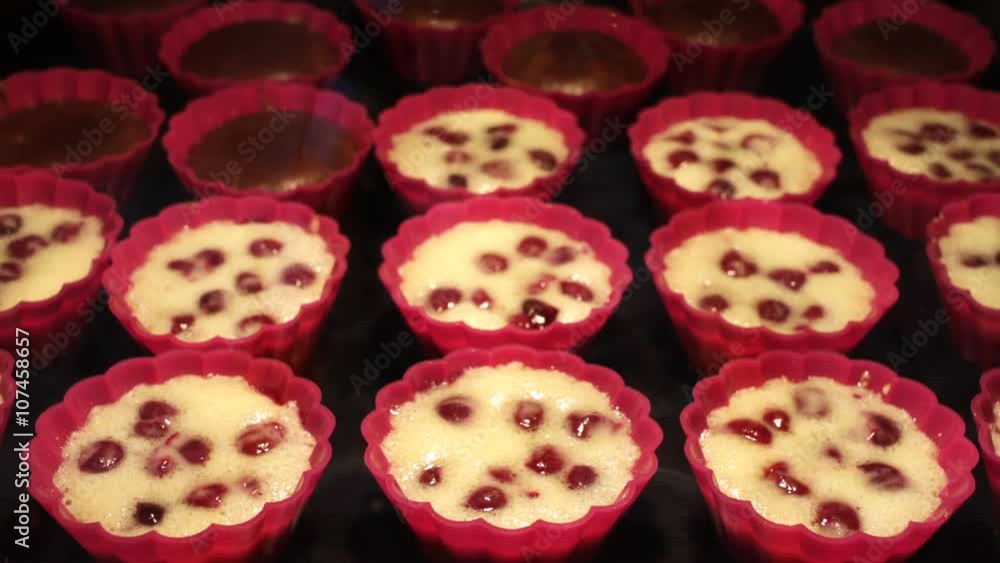 4K Time lapse - Cupcakes Baking in the Oven 4K Time lapse - Cupcakes Baking in the Oven