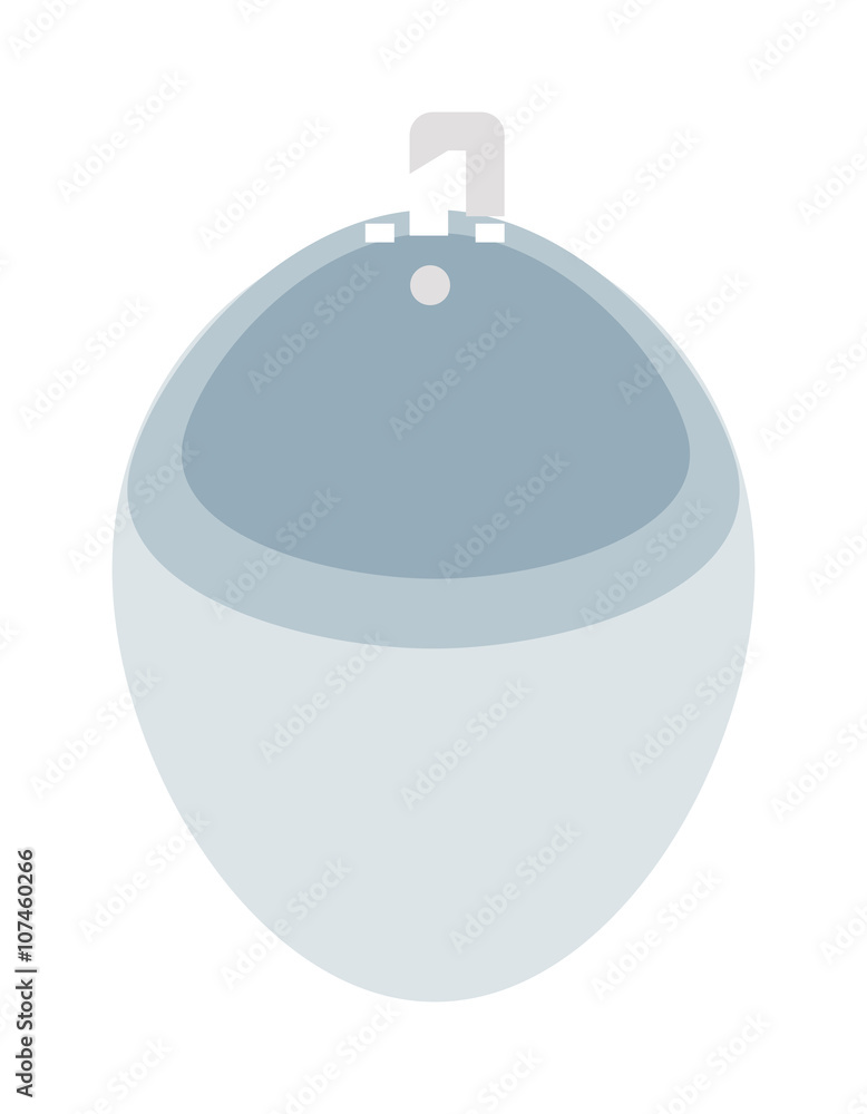White porcelain urinals in public toilets male, hygiene toilet, bathroom flat vector. White porcelain urinals in public toilets male, hygiene toilet, bathroom flat vector.