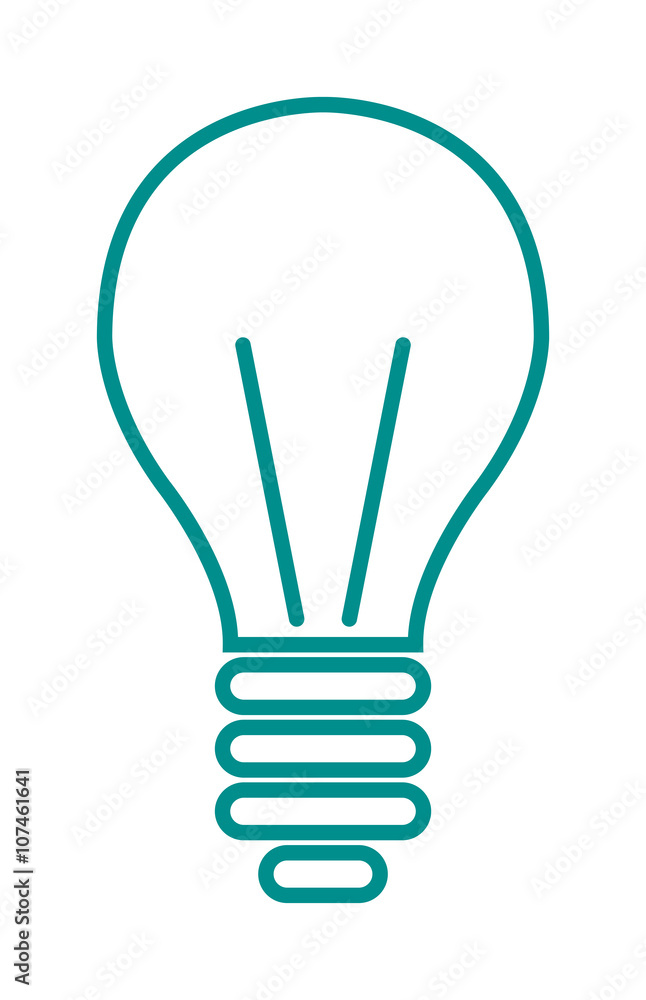 Light lamp sign icon electricity idea energy power symbol line art vector. Light lamp sign icon electricity idea energy power symbol line art vector.