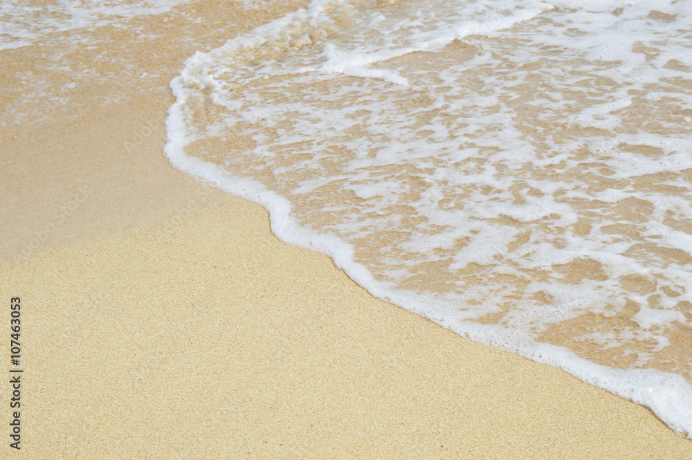 Shore of the beach. Sand and sparkling sea. Shore of the beach. Sand and sparkling sea.