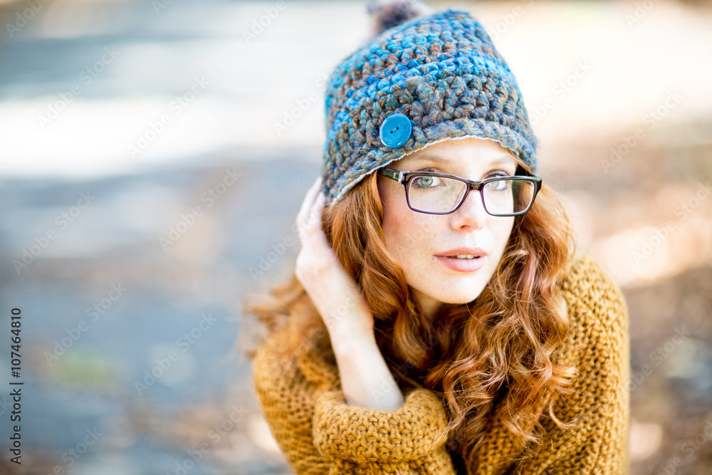 Frau mit Brille Frau mit Brille