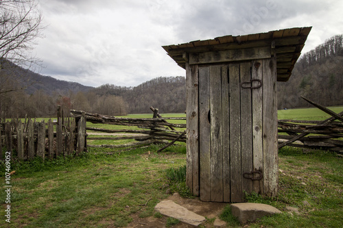 Photos Wooden Outhouse In The Smoky Mountains