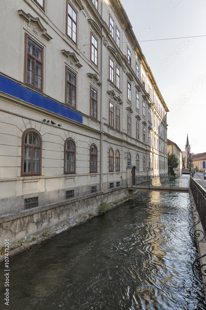 Graz downtown water canal, Austria