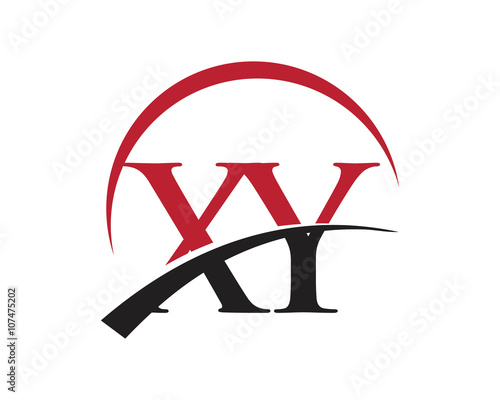 XY red letter logo swoosh