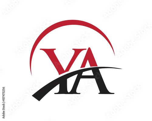 YA red letter logo swoosh
