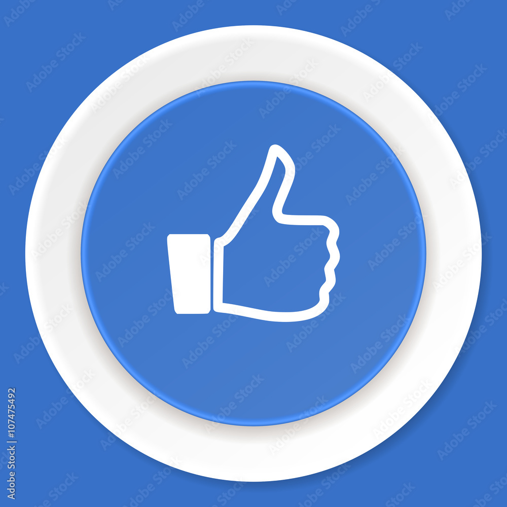 like blue flat design modern web icon like blue flat design modern web icon