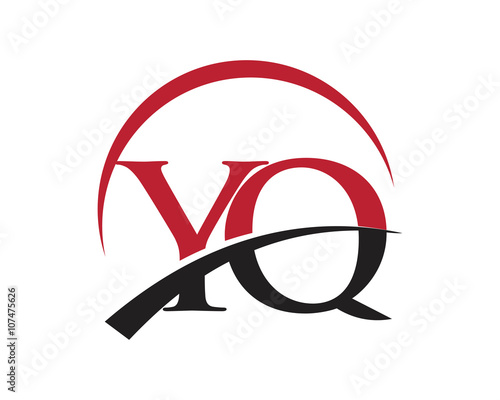 YQ red letter logo swoosh