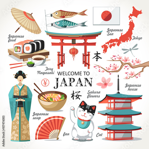 welcome to Japan capital set red collection 