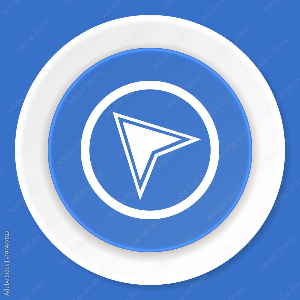 navigation blue flat design modern web icon navigation blue flat design modern web icon