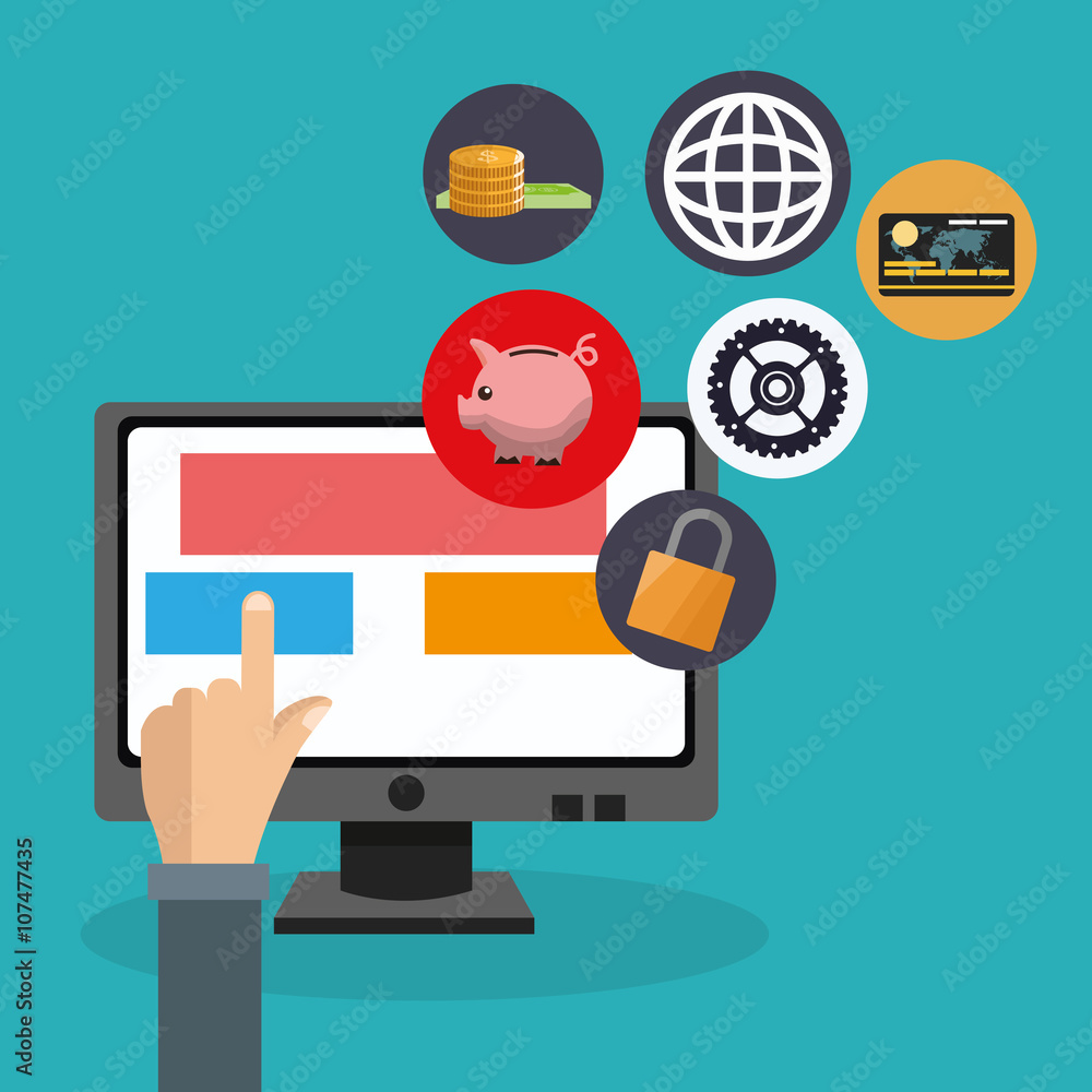Payment online concept design , vector illustration Payment online concept design , vector illustration