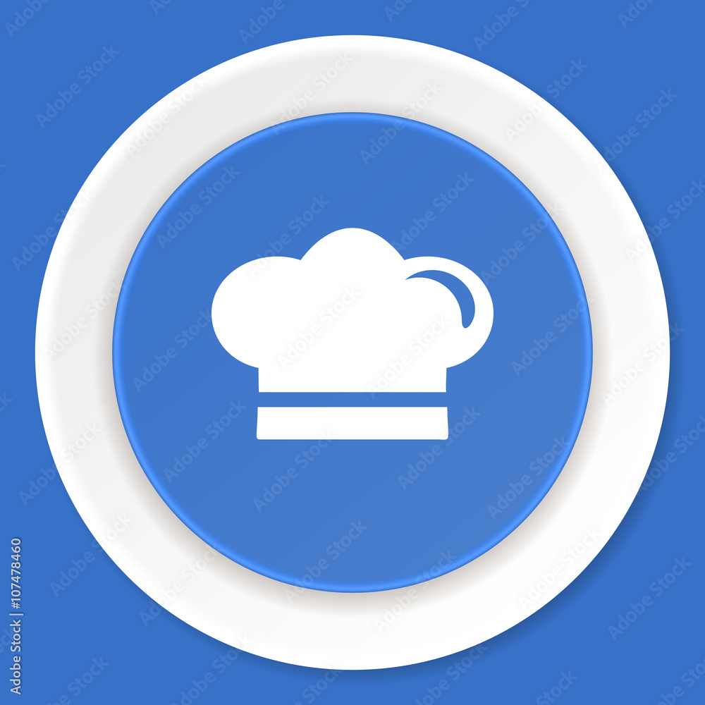 cook blue flat design modern web icon cook blue flat design modern web icon